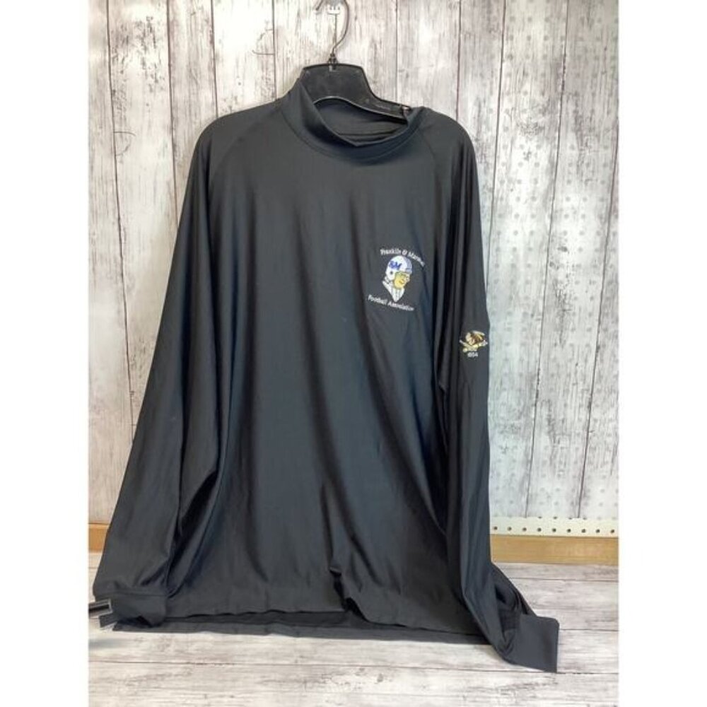 Goth y2k indie normcore gorpcore fisherman FJ Shirt Women Size XL Black